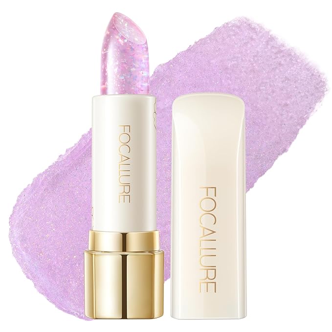 FOCALLURE Moisturizing Lipstick,Color Changing Tinted Lip Balm,Hydrating PH Lip Balm with Creamy Texture,Long Lasting High Pigmented Lip Stain,Charoite