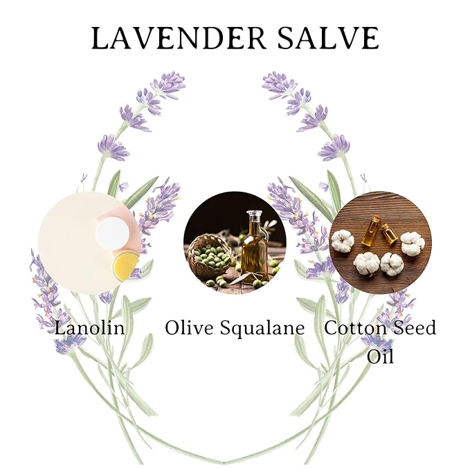 C.O. Bigelow Lavender Salve Tins, Pack of 3 Lip Balm Tins, All Purpose Salve for Lips, Cuticles, Hands & Dry Skin, Lip Balm Set, 0.8 oz