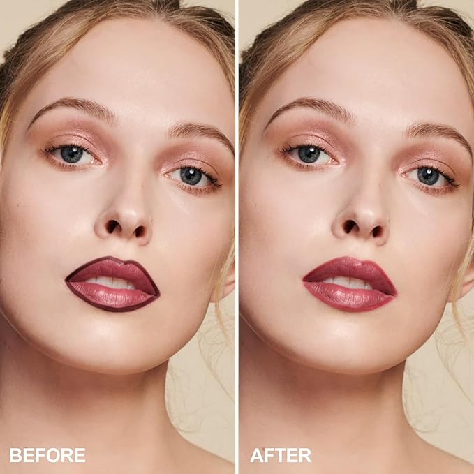 Lip Liner - Lip Stain Peel Off Moisturizing Long-Lasting & Waterproof Transfer Proof & Plumping, Non-Stick Cup Lip Liner Stain Tint For All Skin Types (Coral Red, 1 PCS)