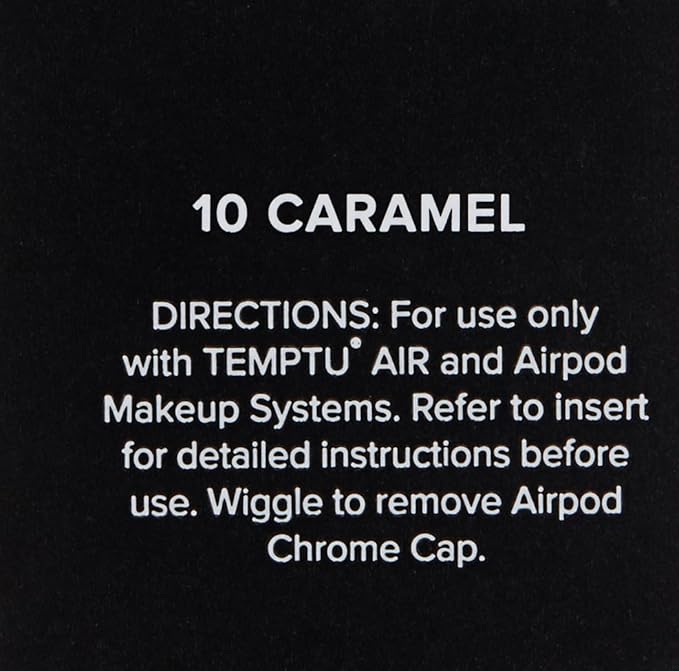 TEMPTU Perfect Canvas Airbrush Foundation Airpod: Anti-Aging Long-Wear Makeup, Buildable Coverage Semi-Matte, Natural Finish