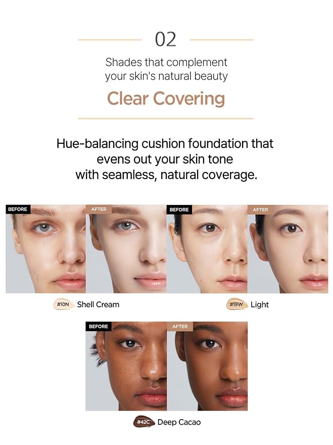 [JUNGSAEMMOOL OFFICIAL] Essential Skin Nuder Cushion (09 Bronze) | Refill Only | Natural Finish | SPF50 Broad Spectrum | Makeup Artist Brand