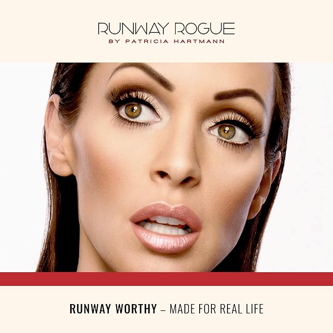 Runway Rogue Pearl Glam Long Wear Shimmer Liquid Lipstick, Metallic Warm Brick-Red Lipstick with Silver and Gold Shimmer, ‘Showtime’