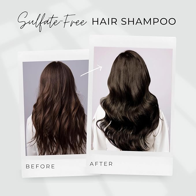 DANI Naturals Moisturizing Shampoo - Coconut Hibiscus - Sulfate-Free, Strengthens & Conditions Dry, Thin, Damaged Hair - Color-Safe, Organic Ingredients, 12 oz