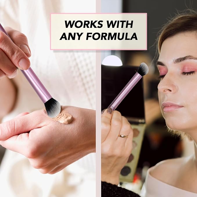 Earth & I 5 Makeup Brush Set, Makeup Brush Set for Eyeshadow, Cosmetic Brushes, Eyeshadow Brushes, Foundation Applicators, Make Up Applicators