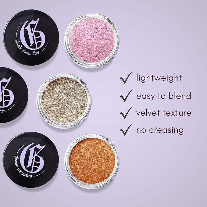 Matte Namaste: Light Purple Eyeliner & Eyeshadow, Cream Eyeshadow, Glitter & Shimmer Palette, Organic Makeup for Goth, Neutral, Smokey, Sparkle, Silver, Pink, Blue Tones