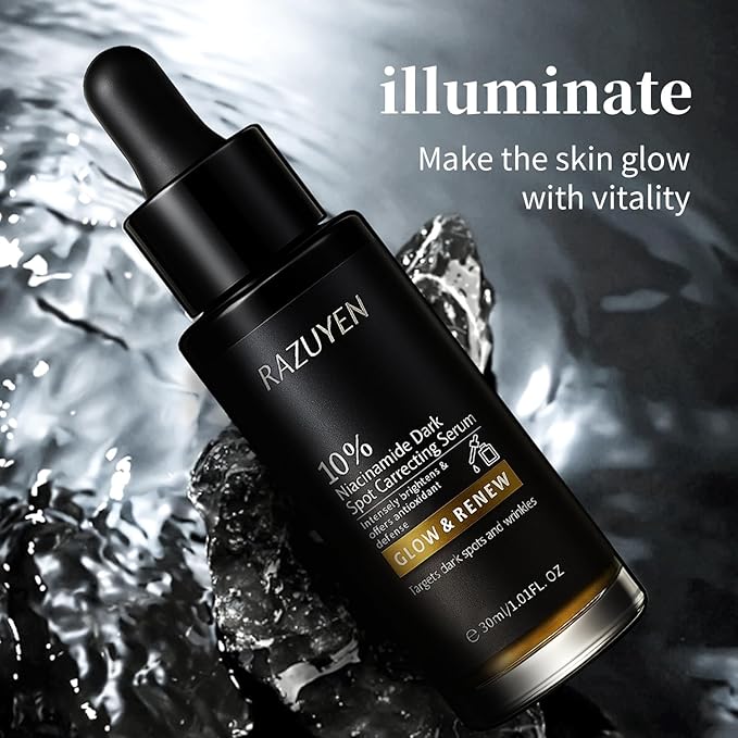 10% Niacinamide Serum, Panthenol, Arbutin Face Serum to Help Improve Uneven Skin Tone and Soothing Skin, Hydrating Serum for Radiant Skin, 30 ml