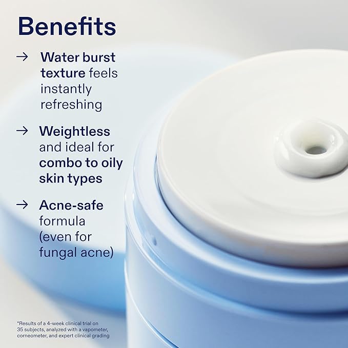 Skinfix Barrier Balancing Water Cream - 1.7 oz - Fast-Absorbing, Weightless Moisturizer for Combo + Oily Skin - Acne-Safe, Non-Pore-Clogging - Non-Comedogenic - Fragrance Free - Vegan, Cruelty Free