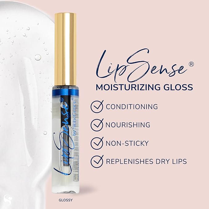 SeneGence LipSense Moisturizing Gloss – Hydrating, Long-Lasting Gloss with Shea Butter & Vitamin E, Vegan & Paraben-Free