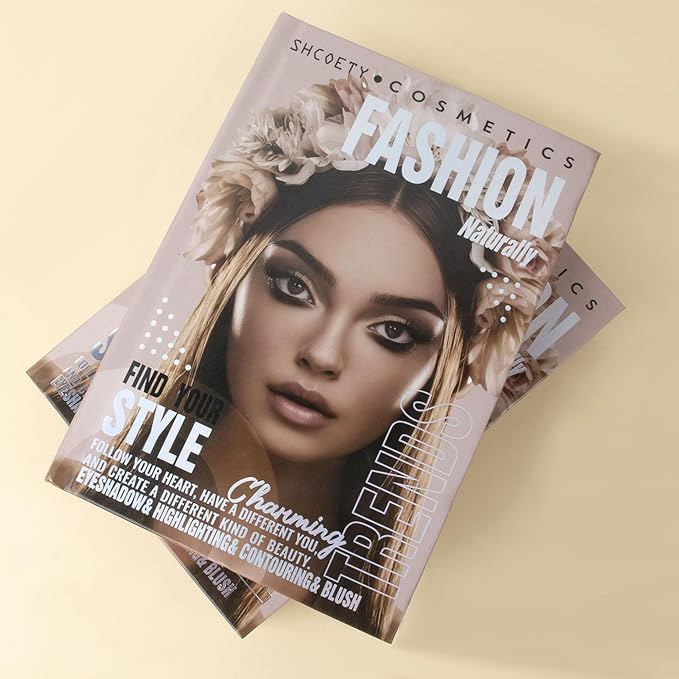 4-Layer Multi - Functional Beauty Book Kit- Style Makeup Palette Ingeniously Combines Eyeshadows, Blushes, Highlighters, Contour Powders In One,Best Choice for A Gift for Women (SH2512A)