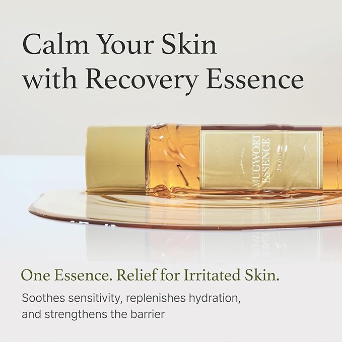 I'm From Mugwort Essence | Vegan Extract - Soothe Sensitive and Irritated Skin, Redness Relief, Refreshing, Korean Hydrating Toner | 5.4 Fl Oz, All Skin Types, PETA Approved