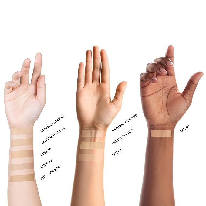 Neutrogena Mineral Sheers Loose Powder Makeup Foundation, Lightweight Face Makeup, Sheer to Medium Buildable Coverage, Sensitive Skin Foundation with Vitamins A, C, & E, Natural Ivory 20, .19 oz