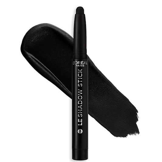 L'Oreal Paris Makeup Le Shadow Stick Eyeshadow, Blendable, Smudge-Resistant, Smokey Cream Eyeshadow, 490 All Night Black