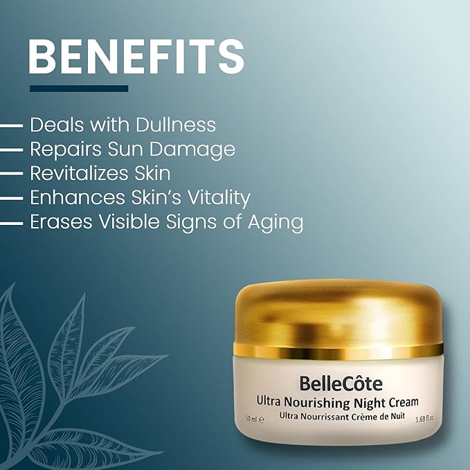 Anti Aging Night Cream with Retinol - Anti Wrinkle Face Cream | Facial Treatment with Marine Collagen for Dull And Dehydrated Skin | Vitamin C+E Complex for Aging Spots & Forehead Lines [ 1.6Oz ]