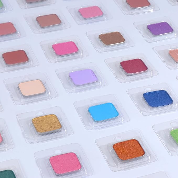 Shimmer Single Eyeshadow Refill – Plum Coloring, High Pigment, Long-lasting, No Fallout – Single Pan with Metal Base, Compatible with Magnetic Palettes – Eyeshadow Pan for DIY Makeup