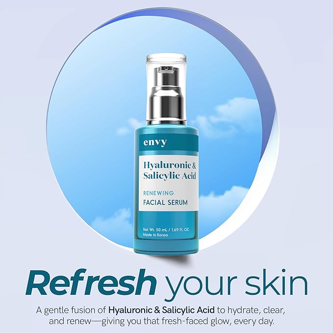 Envy Facial Serums (Hyaluronic & Salicylic Acid)