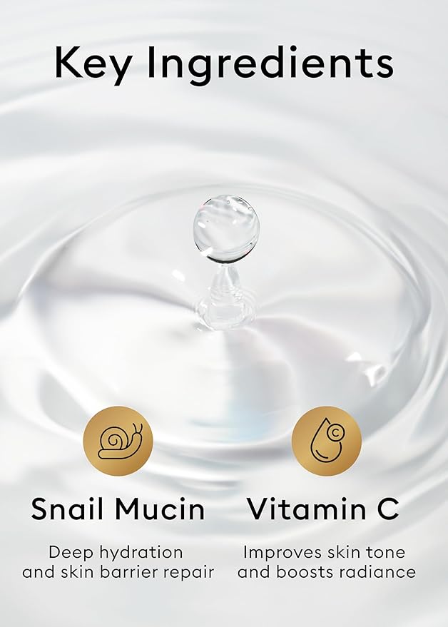 MISSHA Cell Renew Snail Mucin Vitamin C Toner 5.07 Fl oz - Korean Skincare Facial Toner for Glass Skin, 90% Snail Mucin Vita Complex, Deep Hydration, Improves Skin Texture, Paraben Free