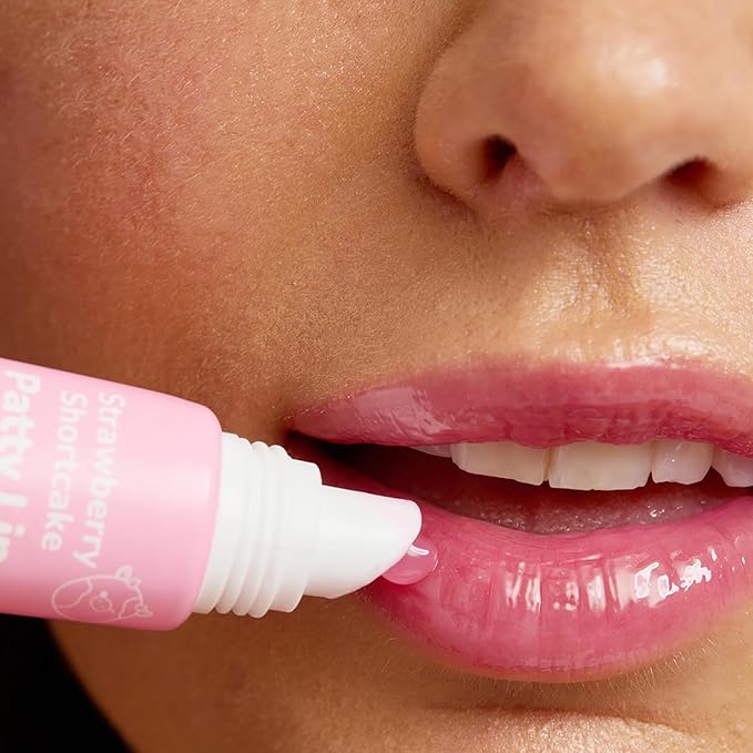 TONYMOLY x Squishmallows Lip Gloss Gift Set – 2pc Patty’s Strawberry Shortcake & Carmelita’s Chocolate Glaze Keychain Duo, Hydrating Gloss, Holiday Limited Edition