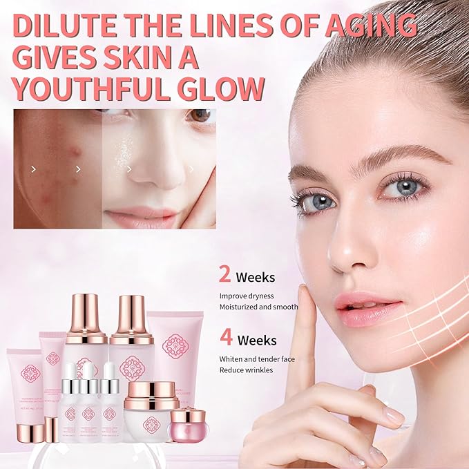 Ganoderma Anti-Aging10-Piece Skincare Set Moisturizing and Rejuvenating Skincare Set For Women Mother's Day Gift