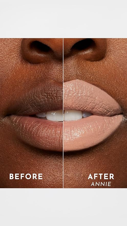 Lawless Forget the Filler Lip-Plumping Line Smoothing Satin Cream Lipstick, Annie, Orange, 0.1 Ounce