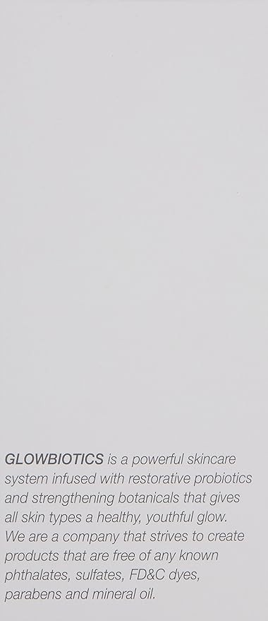 Glowbiotics Probiotic Firming + Replenishing Lotion: Lightweight Daily Moisturizer for Aging and Dry Skin, Reduces Wrinkles and Fine Lines, With Hyaluronic Acid and Vitamin B3, 1.7 Fl Ounce