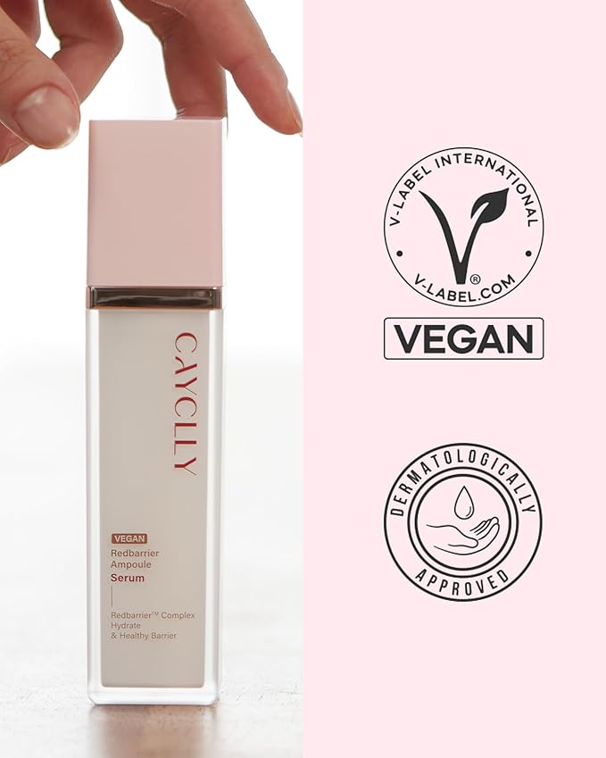 Redbarrier Ampoule Serum | Anti-Aging Face Serum with Peptides & Niacinamide to Visibly Smooth Expression Lines & Wrinkles | Vegan Korean Skincare for Firming & Radiance, 1.69 fl. oz