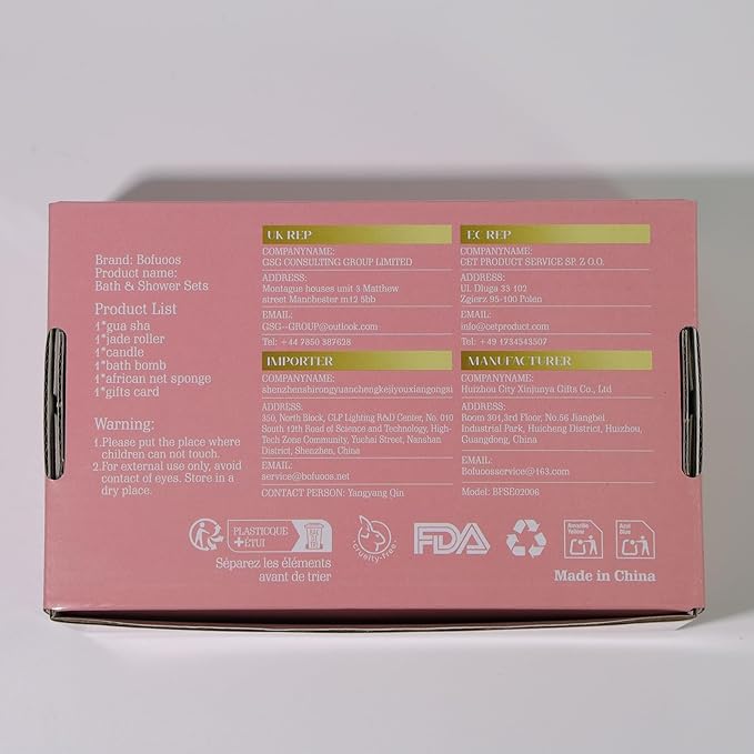 Birthday Gifts for Women - Luxurious Self Care Relaxation, Christmas, Holiday, Valentines Day Gift Ideas for Her, Friends, Wife, Mom, Daughter, Sister, Aunt, Unique Pink Beauty Gift Set