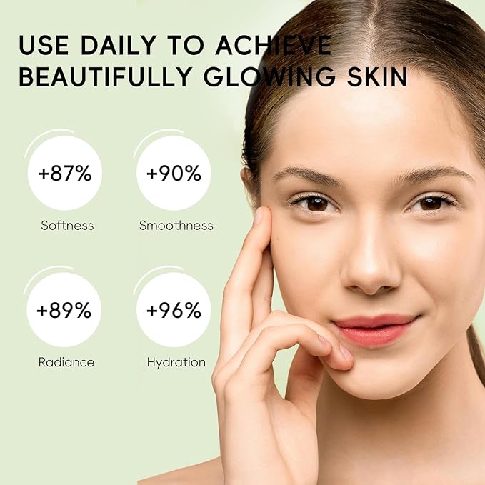 Skin Care Set, Fruit Women Beauty Gift Sets, Skin Care Kit with Cleanser, Serum, Eye Cream, Face Cream Travel Kit for Women, Gentle Skin Cleaning TSA-friendly Sizes 4pcs