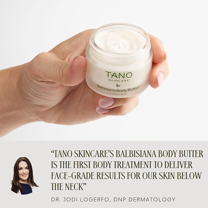 Tano Balbisiana Body Butter – Luxurious Botanical Treatment with Banana Sap, Baobab Oil & Squalane – Restores Firmness, Deeply Hydrates, Softens Texture – Clean, Vegan, Pregnancy Safe, 1.7oz