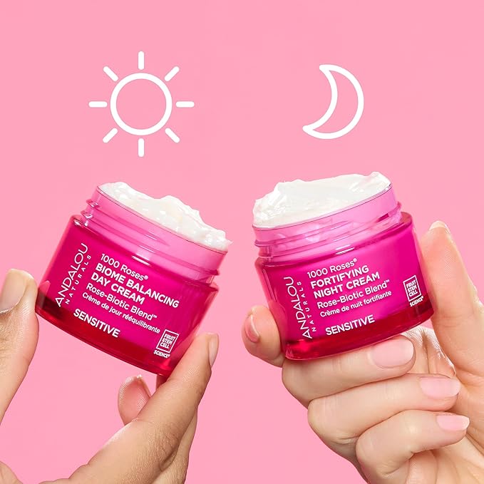 Andalou Naturals 1000 ROSES® Biome Balancing Day Cream