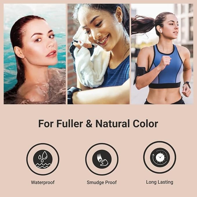 MINA iBrow Henna Hair Color Professional Tint Kit with Brush Combo Pack | Covers Gray Hair-Lasts up to 6 weeks | No Ammonia No Lead | Vegan & Cruelty Free | up to 30 Applications (Burgundy)