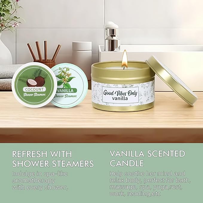 Self Care Gifts for Women - Spa Gift Box with Blanket, Candle, Tumbler, Bracelet - After Surgery Get Well Soon Gift Basket for Mom, Wife, Sister, Friend, Birthday, Sympathy, Thinking of You, Recovery