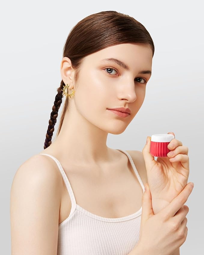 Travel Containers for Toiletries 4 Pack, TSA Approved Travel Size Toiletries, Travel Size Containers, With Clear Bag Leak Proof Silicone Jars, Travel Essentials Creams Jars Carrying Small Items