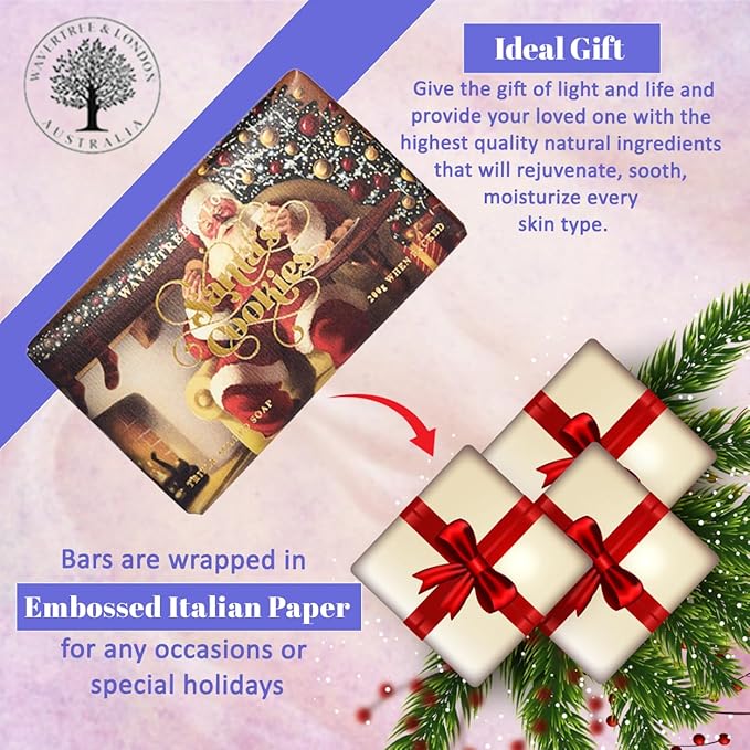 Wavertree & London Basil & Neroli Scented Natural Soap Bars (2 Bars), 7oz Moisturizing French Triple Milled Soap enriched with shea butter - Plant Oil Bath & Body Soap Bars [100% Naturally derived]