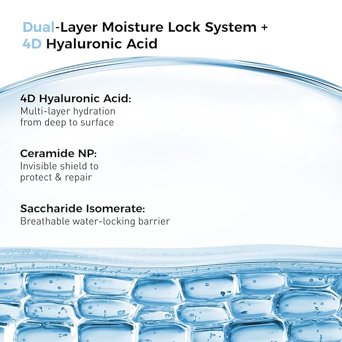 WNP Hyaluronic Acid Ultra-Hydrating Gentle Face Cleanser 50% Amino Acid, 4D Hyaluronic Acid, Ceramide & Centella Asiatica Gentle Daily Facial Wash for Dry & Sensitive Skin Vegan SkinCare