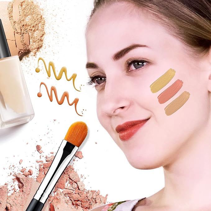 Eye Shadow Primer Applicator Brush for Blending, Concealer, Professional Tools for Applying Cream, Liquid Shadows and Eye Primer Base with Vegan Bristles by EIGSHOW