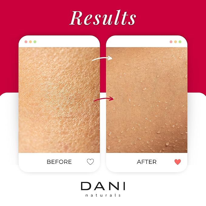 DANI Naturals Exfoliating Sugar Scrub - Citrus Rose - Organic Cane Sugar & Shea Butter - Deep Hydration & Gentle Exfoliation for Smooth, Radiant Skin - 14 oz