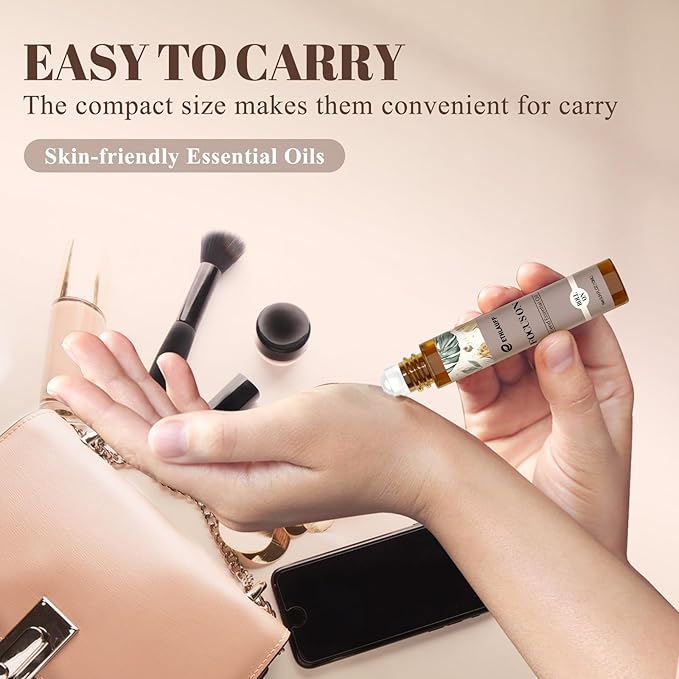 Focus on Essential Oil Roll On Blend, Relaxation Gifts for Women & Men - Head Comfort, Mood Booster, and Restful Sleep - Great Stocking Stuffer