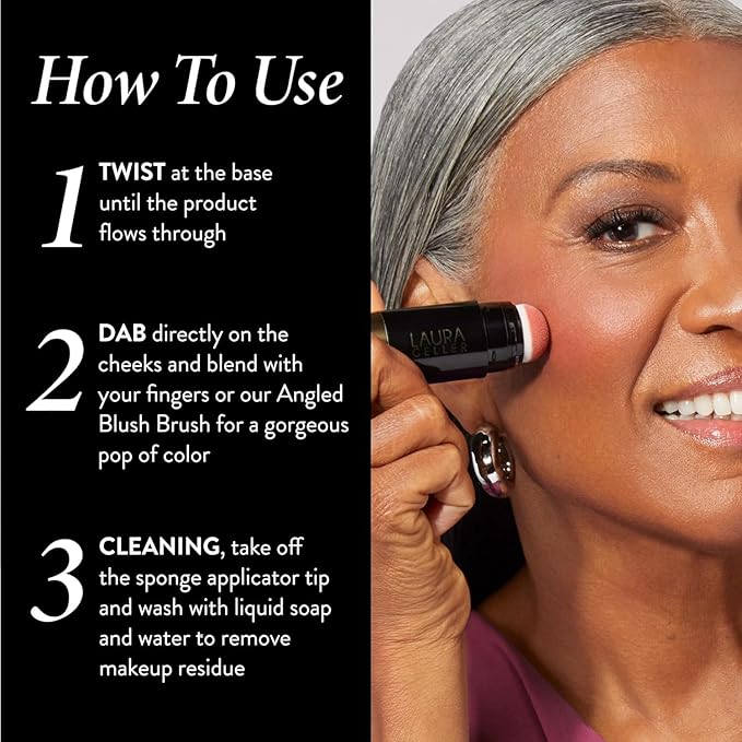 LAURA GELLER NEW YORK Serum Blush Tint, Lightweight Liquid Blush for Cheeks, Weightless Watercolor Sheer Finish, Casual Coral