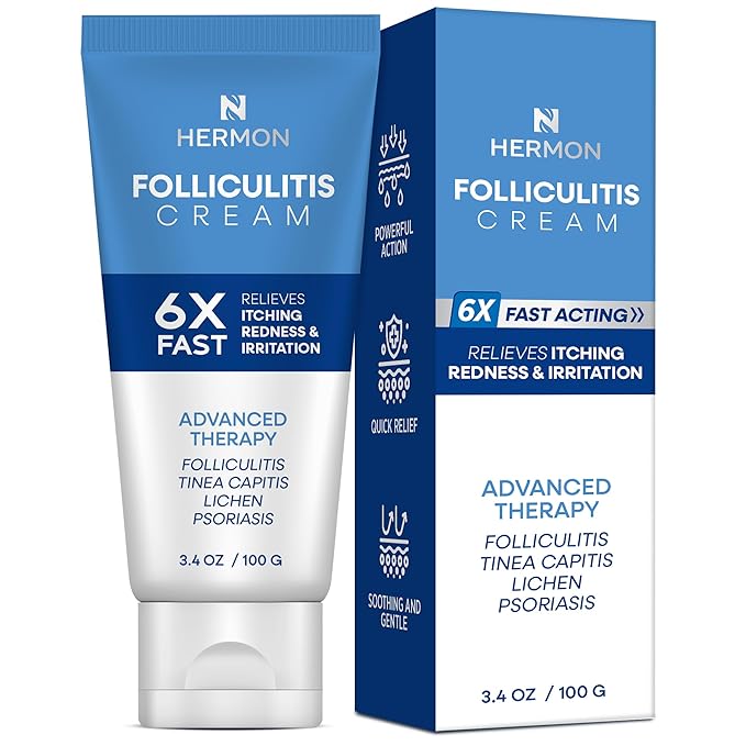 Folliculitis Treatment Cream: Effective Treatment for Folliculitis Scalp Face and Body 100g