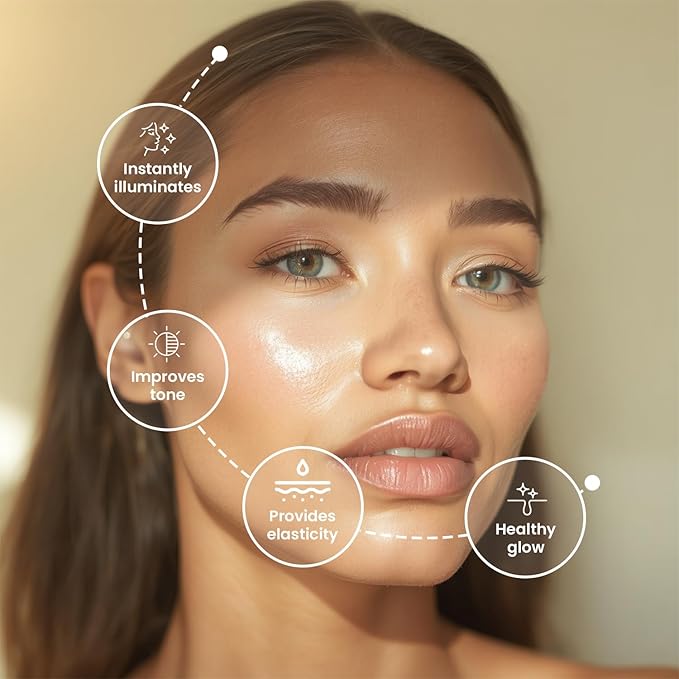 AbsolutSkin Illuminating Cream – Skin Brightening Moisturizer with Vitamin C, Mulberry & Licorice Extract – Hydrates & Evens Tone – 50ml