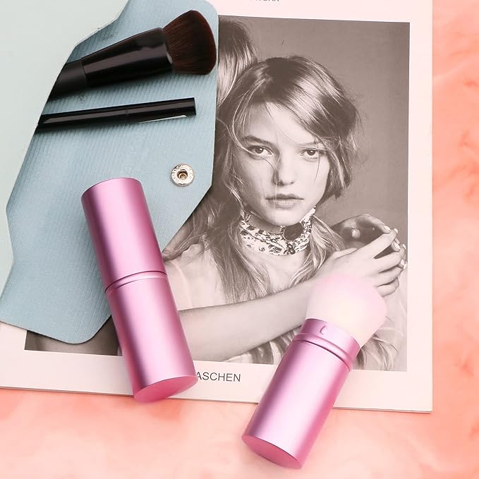 UNIMEIX Makeup Brush Sunscreen Applicator Retractable Kabuki Blush Brush Foundation Brush for Liquid Makeup, Bronzer, Cream or Powder