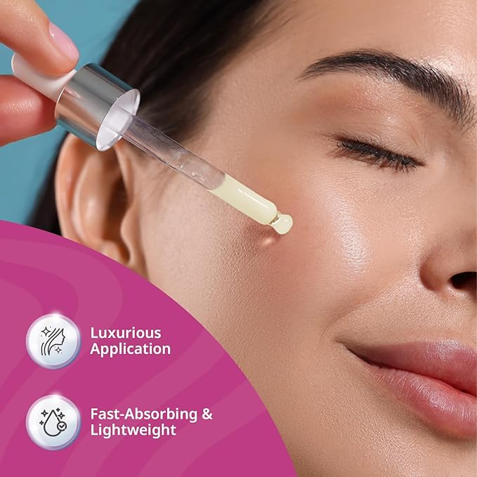 All In One Hyaluronic Acid Face Serum – Ultra Hydrating Anti Aging Serum with Vitamin C, Marine Collagen & Niacinamide for Brightening & Firm, Smooth Skin