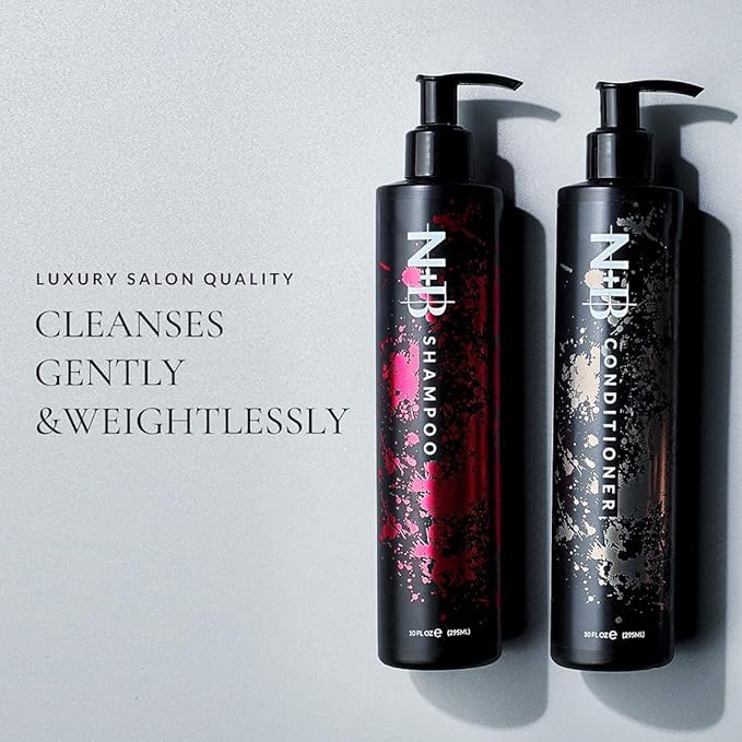 N+B Core Collection | Paraben-Free | For All Hair Types and Textures | Strengthens and Hydrates | Made in the USA (Shampoo/Conditioner/Body Wash)