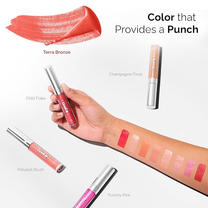 LuxeLip™ Matte Lipstick for Older Women, Hydrating Non-Sticky Lip Gloss for Luminous Shine & Moisturized Lips, Lightweight, Long-Lasting Glossy Finish, Cruelty-Free Lip Makeup (Terra Bronze, 8ml)