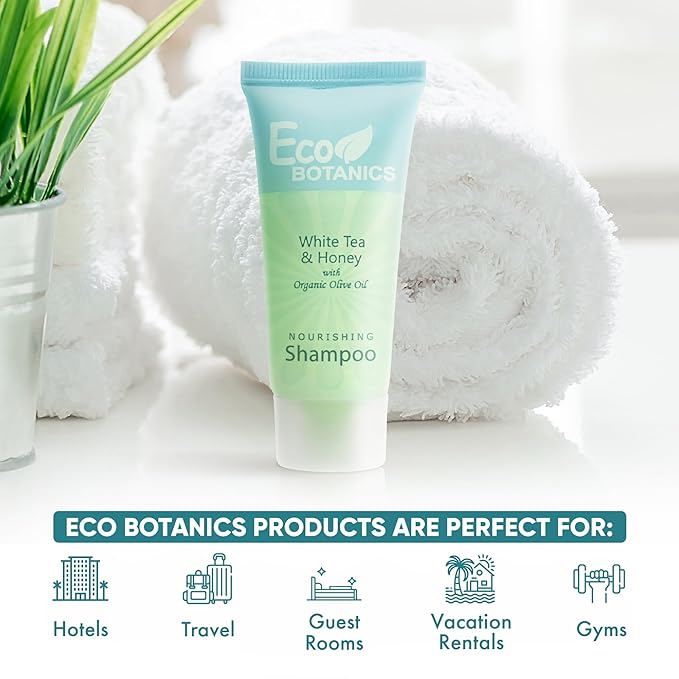 Eco Botanics Travel-Size Hotel Shampoo .85 oz (Case of 20)