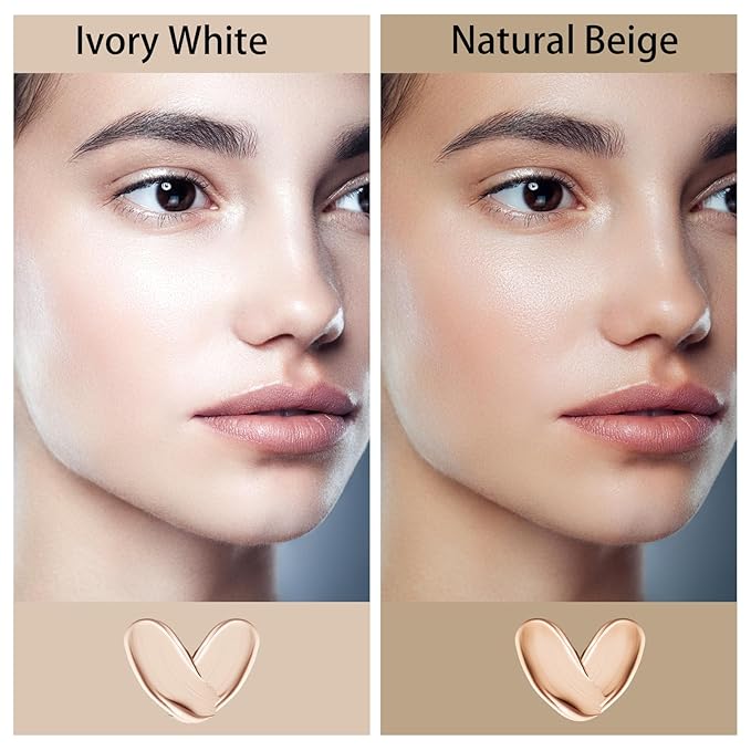 Liquid Foundation Lightweight Longwearing Face Makeup Foundation,Medium Coverage,Oil Control,For Dry, Combination to Oily Skin(Natural)