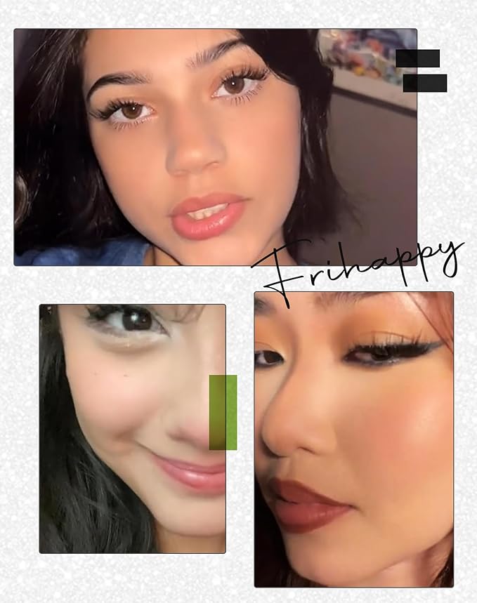 Frihappy Wispy Mink Lashes - Natural False Eyelashes, 10 Pairs DW4-Wispy