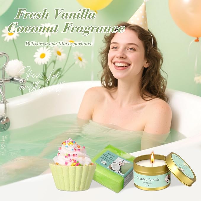 Birthday Gifts for Women, Daisy Birthday Gifts Box for Women Self Care Gift Happy Birthday Gift Baskets for Her ,Wife,Mom,Grandma,Girlfriend ,Best Friend,Sister,Thoughtful Christmas Gifts Box Set with Coffee Mug,Blanket