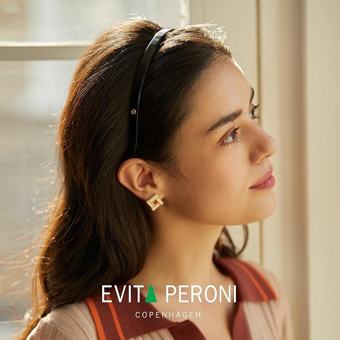 EVITA PERONI Hair Bands - No Pressure, No Headache, Comfortable Thin Non-Slip Headbands for Women's Hair and Fashion (2PCS)