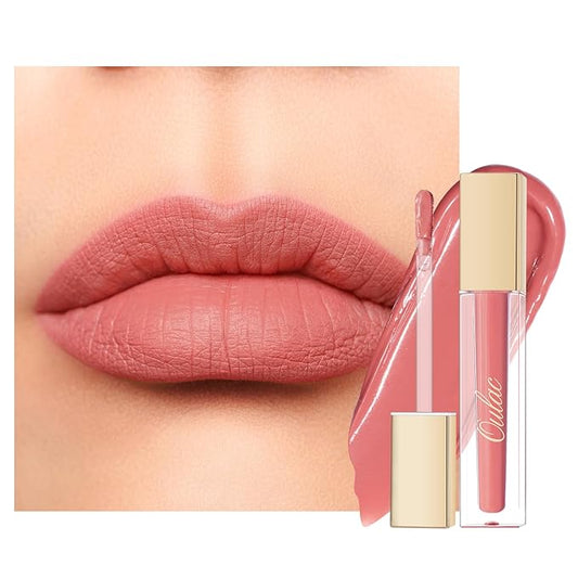 Oulac Pink Matte Lipstick for Women, Long Lasting Liquid Lip Stick High Impact Lip Gloss Full Coverage Lip Makeup with Vitamin E Waterproof Formula,Vegan M31